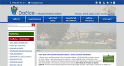 Desktop Screenshot of dacice.cz