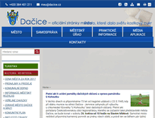 Tablet Screenshot of dacice.cz